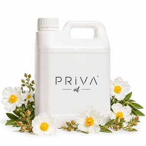 Huile de Cistus Ladaniferus Biologique en Vrac Distillée à la Vapeur Ecocert Maroc Fournisseur en Gros Qualité Cosmétique et Parfumerie Naturelle - Product Image 1