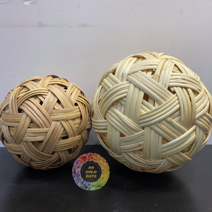 ลูกบอลหวาย/เครื่องประดับหวายทำด้วยมือทรงกลมสำหรับตกแต่งสวนบ้าน/ตกแต่งคริสต์มาสจากเวียดนาม - Product Image 1