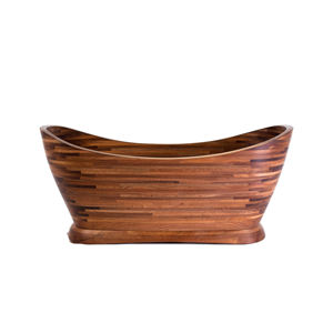 Nouveau design de baignoire en bois de cèdre Baignoire en bois Baignoire de massage - Product Image 3