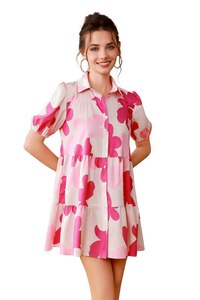 นำเสนอเสื้อท็อปพิมพ์ลายดอกไม้คลาสสิกแบบใหม่ - แห้งเร็ว ใส่สบายและเหมาะสำหรับชายหาด ใช้ได้ทุกฤดูกาล - Product Image 6