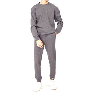 Conjuntos de Trajes Deportivos Personalizados para Hombre, Invierno 2024, Alta Calidad, Algodón Ecológico, Felpa Transpirable, Diseño de Talla Grande para Maternidad, Logotipo OEM - Product Image 1