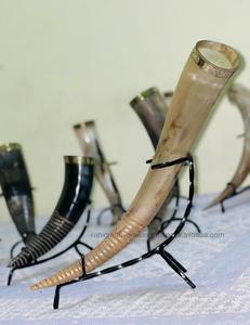 ฮอร์นไวกิ้งทำจากโลหะเป็นมิตรต่อสิ่งแวดล้อมทำจากธรรมชาติพร้อมขาตั้งโลหะ - Product Image 5