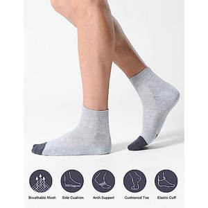 Calcetines Deportivos de Baloncesto y Calle para Hombre, Transpirables, de Algodón, Tobilleros, Invisibles, Proveedor Profesional para Lucha Libre - Product Image 2