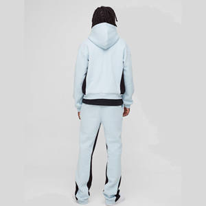 Conjunto Deportivo de Pantalones y Sudadera con Capucha de Felpa 100% Algodón Unisex, Estilo Jogger, Personalizable, Ecológico, para Invierno - Product Image 2