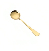 Cuillère à thé personnalisée avec logo, en acier inoxydable, vaisselle créative, cuillère personnalisée, cuillère à thé, cuillère à mélanger, cuillère dorée pour la cuisine