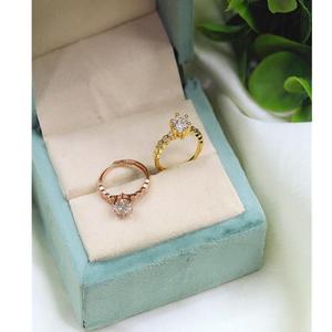 Anillo elegante ajustable de Kundan Real chapado en oro de alta calidad para función y colección de ropa de boda para mujer - Product Image 1