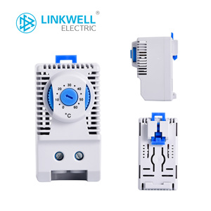 250V 10A linkwell CE được phê duyệt có thể điều chỉnh lưỡng kim nhiệt Tủ Điện Quạt nhiệt - Product Image 1