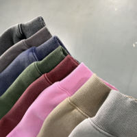 Sweat à capuche unisexe surdimensionné Y2K Goth délavé à l'acide avec fermeture éclair, style streetwear, 100% coton, impression numérique écologique, collection Printemps