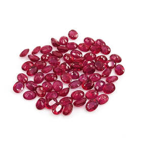 Rubis naturels de Bangkok, ovales calibrés 3x5mm 4x6mm, qualité supérieure, pierres précieuses en vrac, taille brillant, cristal traité thermiquement, couleurs rouge rose - Product Image 2