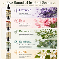Huile de fleurs séchées de néroli multi-usages en marque blanche 60ml, à base de plantes, pour massage, cheveux, corps et ongles, flacon compte-gouttes en verre, fournisseur