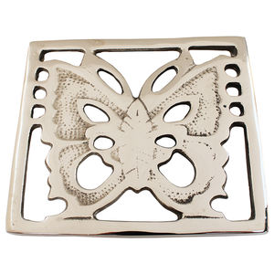Modern Design Decorative Silver Shiny <b>Trivet</b> Table Mats Wholesale <b>Metal</b> Brass <b>Trivet</b> Cheap Modern <b>Trivets</b> in Lowest Price - Product Image 1