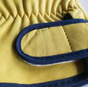 ที่มีคุณภาพสูงสวนขับรถถุงมือโลโก้ที่กำหนดเองความปลอดภัยหนังกลางแจ้งทำงานถุงมือฤดูหนาว - Product Image 4