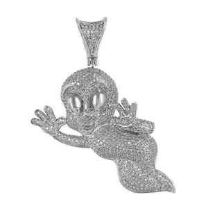 Vente chaude Iced Out Moissanite Pendentif 925 Sterling Silver Pass Diamond Tester Personnalisé Hip Hop Bling Bijoux Pour Hommes - Product Image 4