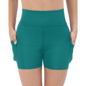 Shorts de sport taille mi-haute pour femme avec poches, idéal pour le yoga, la gym, la course à pied et la compression – Meilleures ventes 2026 - Product Image 2
