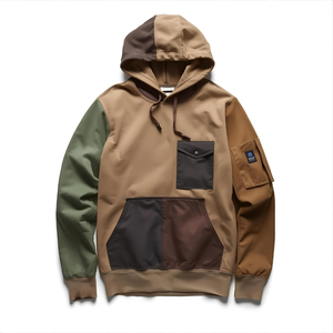 Sudadera con capucha multibolsillo del fabricante, Jersey polar de algodón con logotipo personalizado y opciones OEM/ODM - Product Image 2