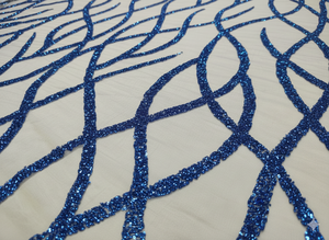 Embroidered <b>Net</b> <b>Fabric</b> Woven Cross Style Weft Knit Very Lightweight for Women - Product Image 3