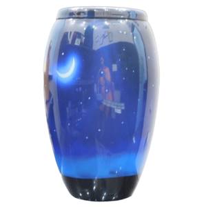 Urnas de cremación de aluminio para adultos clásicas superiores Urnas funerarias de metal de estilo moderno con hermosa pegatina terminada para cenizas humanas - Product Image 3