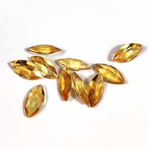 หินซิทรีนสีเหลืองทรงหลวมคุณภาพสูงขนาด12x6มม. ซิทรีนตัดมาคีส์ธรรมชาติสำหรับการทำเครื่องประดับผู้ผลิตโดยตรง - Product Image 6