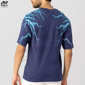 T-shirts pour hommes de haute qualité avec impression sérigraphique, style formel, en tissu épais, avec bordure contrastante, en gros, à vendre - Product Image 2