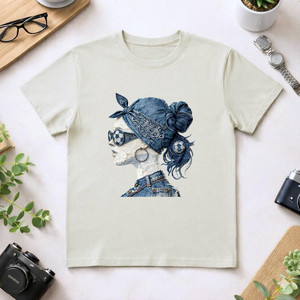 T-Shirt Unisex Casual 210GSM 100% Cotone 2XL Stampa DTG Compressa - Product Image 1