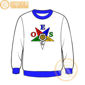 Commande personnalisée de l'étoile de l'Est sweat-shirt brodé en molleton de coton pull de haute qualité vêtements grecs OES sweat-shirts - Product Image 2