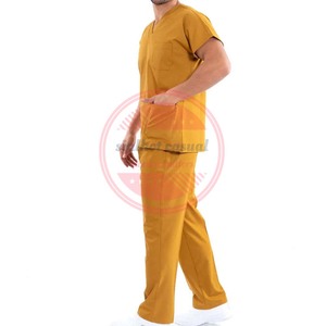 ชุดเครื่องแบบขัดทางการแพทย์ผ้าโพลีเอสเตอร์สำหรับโรงพยาบาลพร้อมโลโก้ตามสั่ง - Product Image 2