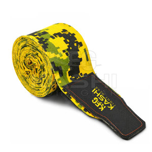 Bandes de boxe en néoprène et coton élastique de haute qualité, durables et confortables, avec boucle pour le pouce, pour l'entraînement de boxe, le kickboxing et les arts martiaux - Product Image 2