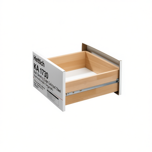 Glissière à roulement à billes Hettich KA 1730 en acier galvanisé, longueur nominale 380 mm, capacité 10 kg, longueur tiroir 250-380 mm, organiseurs de tiroirs - Product Image 3