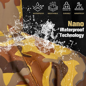 Combinaison de pluie camouflage de chasse imperméable coupe-vent et respirant pour une protection ultime - Product Image 2