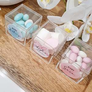 Top vente boucles d'oreilles boîte de rangement acrylique conteneur affichage bijoux à tout prix réduit - Product Image 3