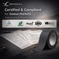 Solution d'installation professionnelle pour les scènes et les événements utilisant du ruban adhésif gaffer, largeur et longueur personnalisées, emballage du noyau, OEM