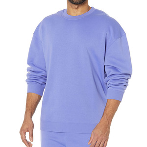 สเวตเชิ้ตออกกำลังกายผ้านุ่มสำหรับผู้ชายชุดกีฬาผ้าคอตตอนผสมระบายอากาศได้ดีน้ำหนักมากสำหรับผู้ชาย - Product Image 5