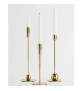 Nuevo portavelas de Metal elegante de Tahura Export para exportación en latón, acero, hierro, aluminio, portavelas, regalo y decoración - Product Image 3