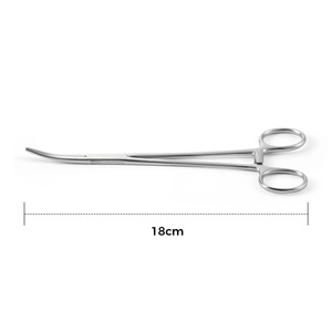 Tijeras Quirúrgicas Dentales Manuales de Acero Inoxidable, Pinzas Hemostáticas con Punta Recta/Curva, 12.5141618CM - Product Image 6