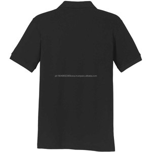 เสื้อโปโลผ้าฝ้าย100% สำหรับผู้ชายเสื้อยืดกอล์ฟแขนสั้นแบบเรียบลำลองสไตล์ที่กำหนดเอง - Product Image 2