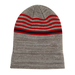 หมวกบีนนี่ผู้ชายแฟชั่นใหม่ ผ้าทนทาน น้ำหนักเบา ลายแจ็คการ์ด กำลังเป็นที่นิยม ราคาสมเหตุสมผล หมวกบีนนี่ขอบพับ คุณภาพสูง - Product Image 2