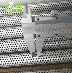 Tube de filtre cylindrique perforé en acier inoxydable <span class=keywords><strong>Micro</strong></span> Metal Pipe 304 316 pour les services de coupe de soudage de système d'échappement inclus - Product Image 6