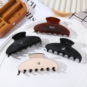 DongDong Fermagli per Capelli Personalizzati con Logo, Stile Europeo e Americano, Grandi Fermagli per Capelli all'Ingrosso, Accessori per Capelli in Acetato di Cellulosa - Product Image 4