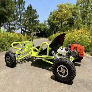 HL-GGK-01 Nouveau kart à pédales à essence 49CC tout-terrain UTV, <span class=keywords><strong>vélo</strong></span> de plage à <span class=keywords><strong>dérive</strong></span> avec une vitesse de 35 km/h pour l'extérieur - Product Image 3