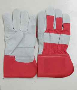 ถุงมือก่อสร้างหนังวัวควายเกรด AB ปลอดภัยสำหรับงานอุตสาหกรรม EN388ได้รับการรับรอง - Product Image 2