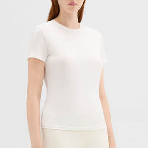 เสื้อยืดคอกลมแขนสั้นสำหรับผู้หญิงเสื้อยืดสีสวย180กรัมเป็นมิตรกับสิ่งแวดล้อม - Product Image 2