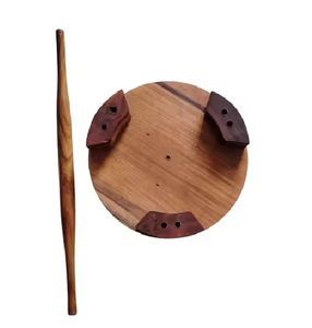 Rouleau à pâtisserie artisanal de haute qualité, écologique, pour cuisine commerciale, ensemble Chakla Belan, résistant au four, pour la préparation des aliments et la pâtisserie - Product Image 4