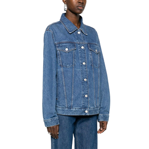 แจ็กเก็ตยีนส์สำหรับผู้หญิงเสื้อแจ็คเก็ตลำลองสำหรับผู้หญิงเสื้อโค้ทผ้าเดนิมสำหรับฤดูใบไม้ร่วง - Product Image 3