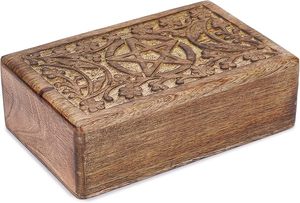 Caja de Joyería de Madera con Acabado de Lujo y Patrones Tallados a Mano para un Almacenamiento Compacto y Organizado, Precio al por Mayor Personalizable - Product Image 3