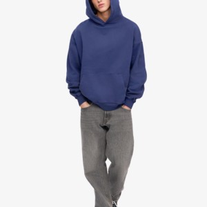 2025 logotipo bordado personalizado 400Gsm sudaderas con capucha Puff impresión alta calidad Streetwear Oversize peso pesado pulóver sudaderas con capucha para hombres - Product Image 2