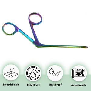 Microfórceps de oreja ligeros manuales personalizados, herramientas quirúrgicas ENT, fabricante profesional OEM de acero inoxidable - Product Image 3