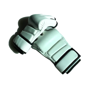 Guantes de boxeo y MMA de PVC profesionales con logotipo personalizado Guantes de artes marciales de lucha a granel con logotipo personalizado - Product Image 3