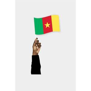 Bandera de Camerún de Mano, 3x5 pies, Poliéster y Seda, Impresión Digital, para Decoración y Eventos Deportivos - Product Image 1