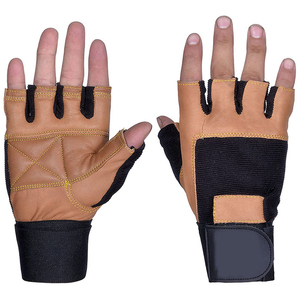 Gants en néoprène mi-doigts pour hommes Nouveau design Gants de sport de gym pour la musculation Entraînement musculation Exercice - Product Image 4