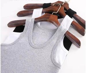 Bas prix musculation Fitness hommes débardeur nouveau coton sans manches hommes gilet - Product Image 5